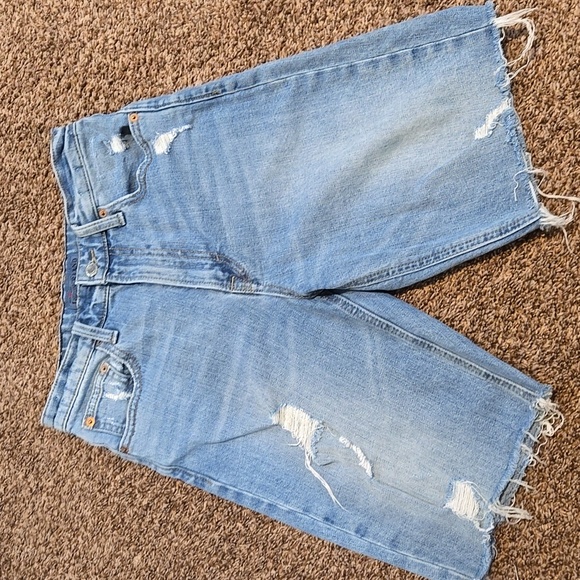 Lucky Brand Distressed Denim Shorts - Picture 1 of 6